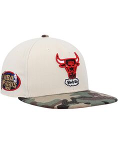 Мужская кремовая камуфляжная кепка Chicago Bulls Hardwood Classics 1996 NBA Finals Off белая камуфляжная облегающая шляпа Mitchell &amp; Ness