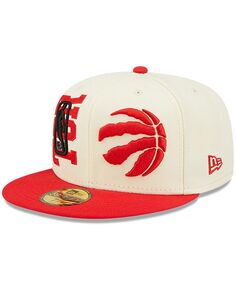 Мужская кремовая красная кепка Toronto Raptors NBA Draft 59FIFTY 2022 New Era