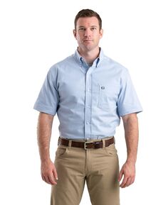 Мужская длинная рубашка на пуговицах с коротким рукавом Foreman Flex Berne