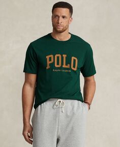Мужская футболка из хлопкового джерси с логотипом Big &amp; Tall Polo Ralph Lauren