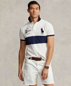 Мужская рубашка поло Slim Fit Big Pony на заказ Polo Ralph Lauren