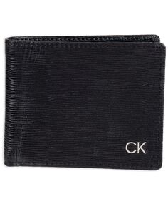 Мужской тонкий складной кошелек повышенной вместимости RFID Calvin Klein