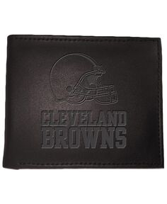 Мужской черный гибридный складной кошелек Cleveland Browns Evergreen Enterprises