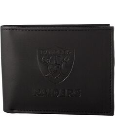 Мужской черный гибридный складной кошелек Las Vegas Raiders Evergreen Enterprises