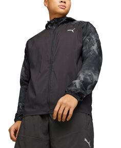 Мужская беговая куртка Favorite с капюшоном и абстрактным принтом, впитывающая влагу Puma