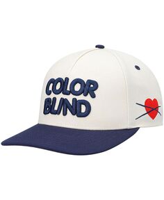 Мужская кремовая, темно-синяя регулируемая шляпа Snapback Love Yourself Color Blind