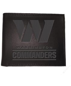 Мужской черный гибридный складной кошелек Washington Commanders Evergreen Enterprises