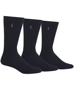 Набор из трех мужских носков для экипажа Polo Ralph Lauren