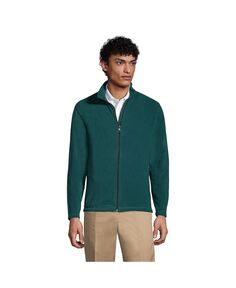 Мужская флисовая куртка средней плотности с молнией во всю длину для школьной формы Lands&apos; End