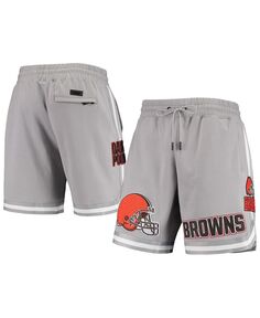 Мужские серые шорты Cleveland Browns Core Pro Standard
