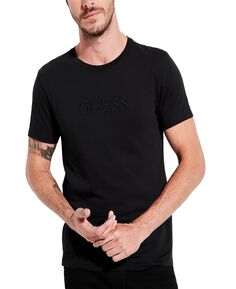 Мужская футболка с вышитым логотипом GUESS