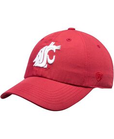 Мужская малиновая регулируемая шляпа с логотипом Washington State Cougars Primary Top of the World