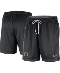 Мужские двусторонние шорты Oregon Ducks черного и серого цвета Nike