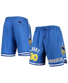 Мужские шорты для игроков команды Stephen Curry Royal Golden State Warriors Pro Standard