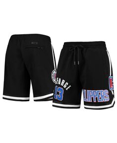 Мужские шорты Paul George Black LA Clippers Team Player Pro Standard