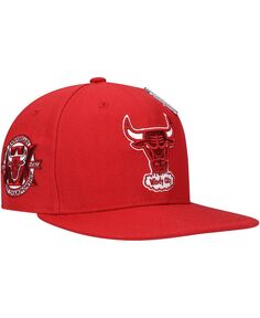 Мужская облегающая шляпа Red Chicago Bulls Hardwood Classics 20th Anniversary Cherry Bomb Mitchell &amp; Ness