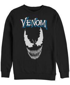 Мужская классическая мужская куртка Venom с логотипом Big Face, флис с круглым вырезом Fifth Sun