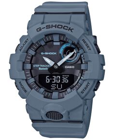 Мужские аналоговые цифровые часы с шагомером, серо-синие, с полимерным ремешком, 48,6 мм G-Shock