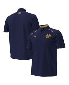 Мужская классическая рубашка поло темно-синего цвета Notre Dame Fighting Irish 2023 Aer Lingus College Football Under Armour