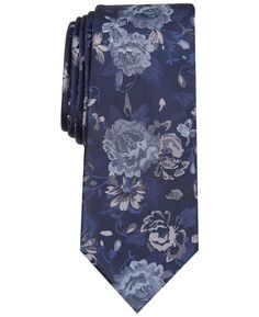 Мужской тонкий галстук Hilton с цветочным принтом Bar III
