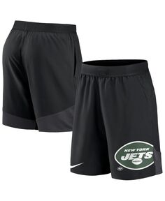 Мужские черные эластичные спортивные шорты New York Jets Nike