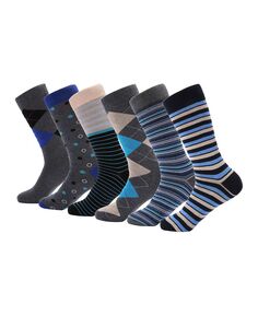 Мужские ортодоксальные классические носки, набор из 6 шт. Mio Marino