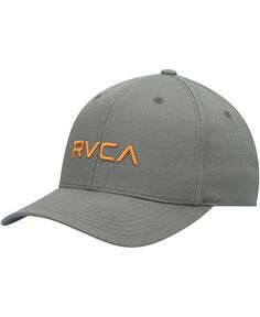 Мужская оливковая однотонная гибкая шляпа RVCA