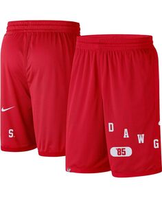 Мужские шорты Red Georgia Bulldogs с надписью Performance Nike