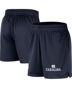 Мужские темно-синие шорты из сетчатой ​​ткани North Carolina Tar Heels Nike