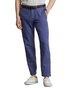 Мужские брюки прямого кроя из льна и хлопка Polo Ralph Lauren