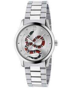 Мужские швейцарские часы G-Timeless с браслетом из нержавеющей стали, 38 мм Gucci