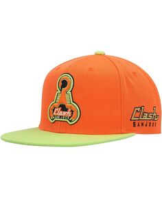 Мужская оранжевая бейсболка с логотипом San Jose Earthquakes Throwback Snapback Mitchell &amp; Ness