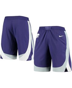 Мужские фиолетовые баскетбольные шорты Kansas State Wildcats Team Replica Nike