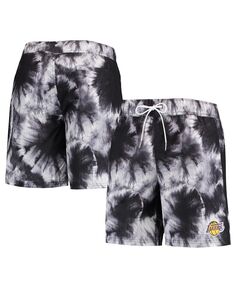 Мужские черные шорты для плавания Los Angeles Lakers Splash Volley G-III Sports by Carl Banks