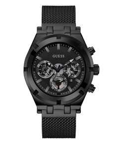 Мужские многофункциональные часы с черной сеткой, 44 мм GUESS