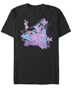 Мужская футболка с коротким рукавом A Goofy Movie Neon Rock Fifth Sun
