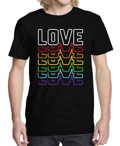 Мужская футболка с рисунком Neon Love Buzz Shirts