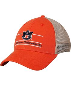 Мужская оранжево-каштановая регулируемая кепка с логотипом Trucker Tigers Game
