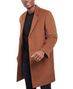 Мужское пальто современного кроя из смесовой шерсти Michael Kors Madison