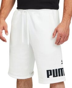 Мужские большие флисовые шорты с логотипом Puma