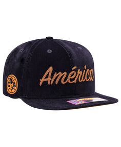 Мужская плюшевая шляпа Snapback темно-синего цвета Club America Fan Ink