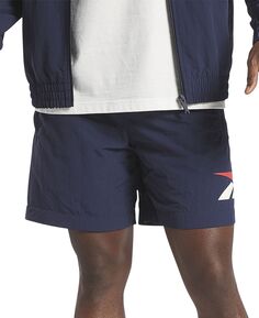 Мужские тканые шорты с большим логотипом Reebok