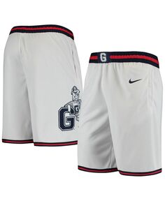 Мужские белые баскетбольные шорты Gonzaga Bulldogs Limited Performance Nike