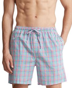 Мужские пижамные шорты в клетку Polo Ralph Lauren