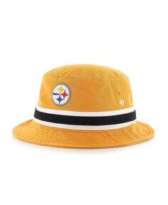 Мужская золотистая панама в полоску Pittsburgh Steelers &apos;47 Brand