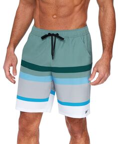 Мужские шорты для волейбола в полоску шириной 9 дюймов Reebok