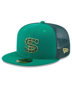 Мужская приталенная шляпа Kelly Green Chicago White Sox 2023 ко Дню Святого Патрика 59FIFTY New Era