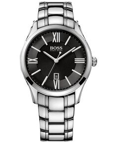 Мужские часы Hugo Ambassador с браслетом из нержавеющей стали 43 мм 1513025 BOSS