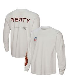 Белая футболка унисекс FENTY for Super Bowl LVII Icon с длинным рукавом Mitchell &amp; Ness