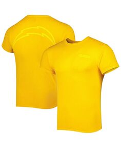 Мужская золотая футболка Los Angeles Chargers Fast Track с яркими тонами &apos;47 Brand